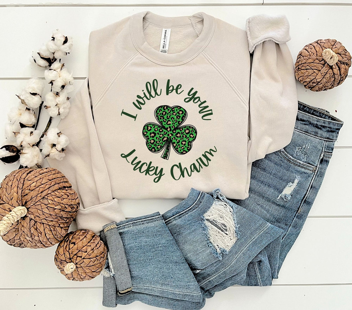 I Will Be Your Lucky Charm Crewneck Sweatshirt