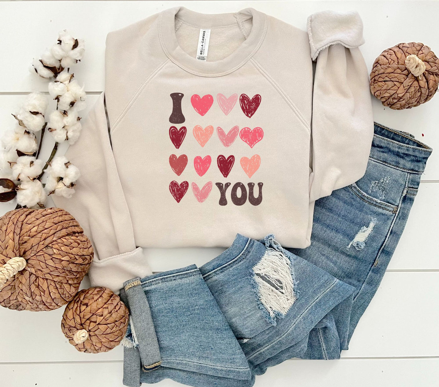 I Love You Crewneck Sweatshirt