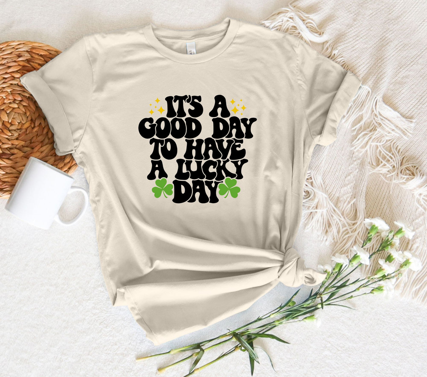 It's A Good Day to be Lucky St. Paddy Graphic Tee