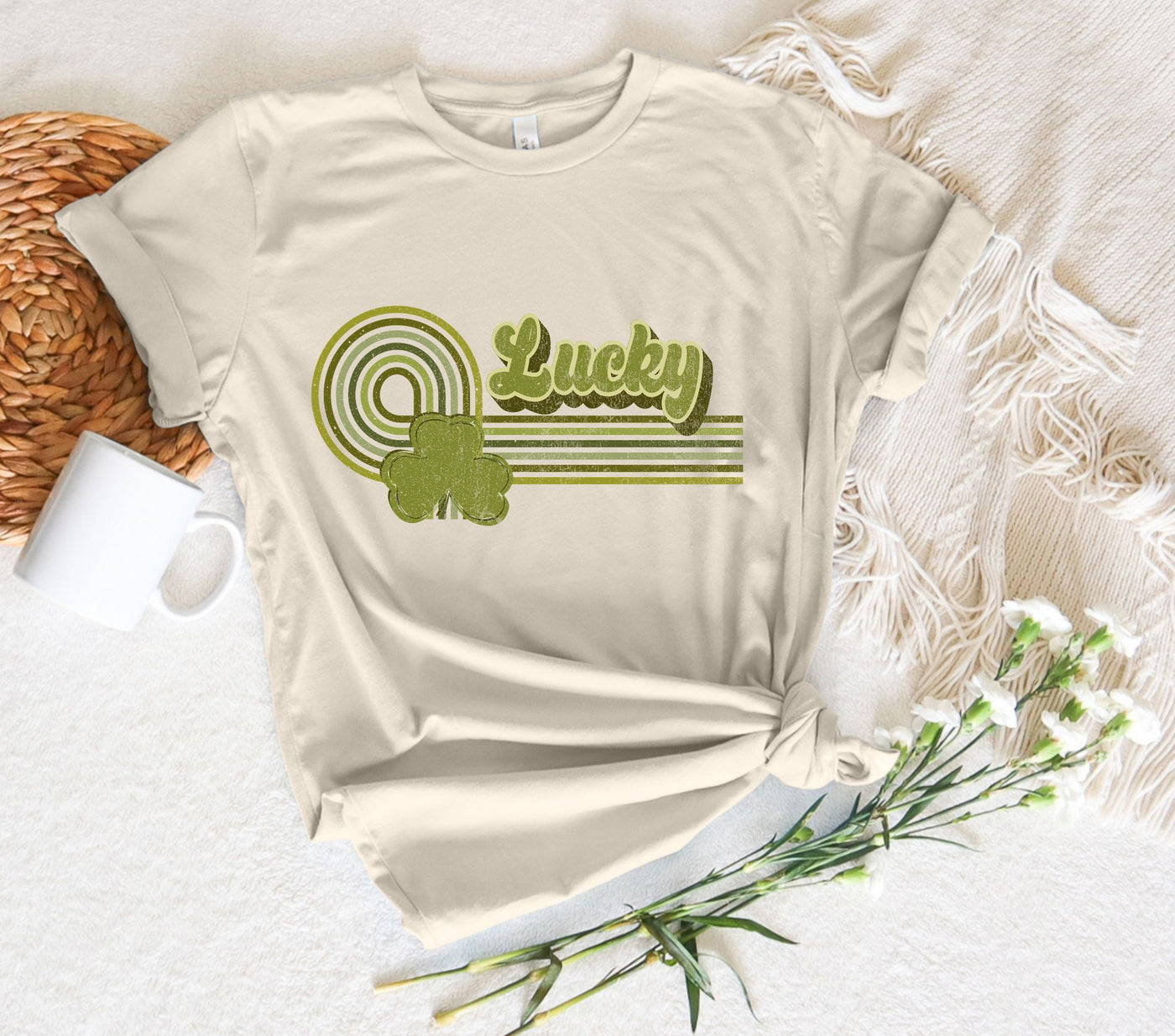 Retro Lucky Roll St. Paddy Graphic Tee