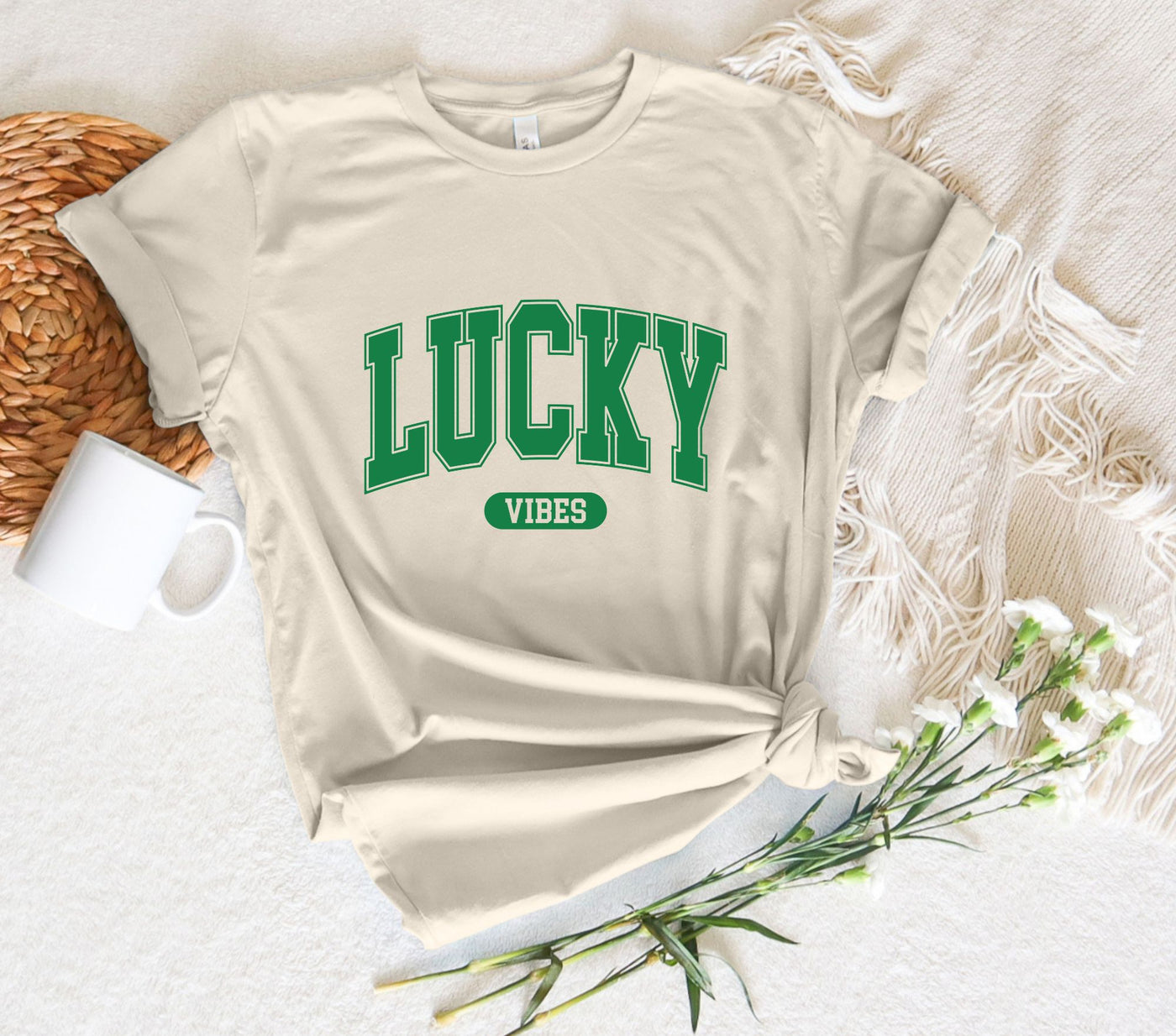 One Lucky Mama St Paddy Crewneck Sweatshirt