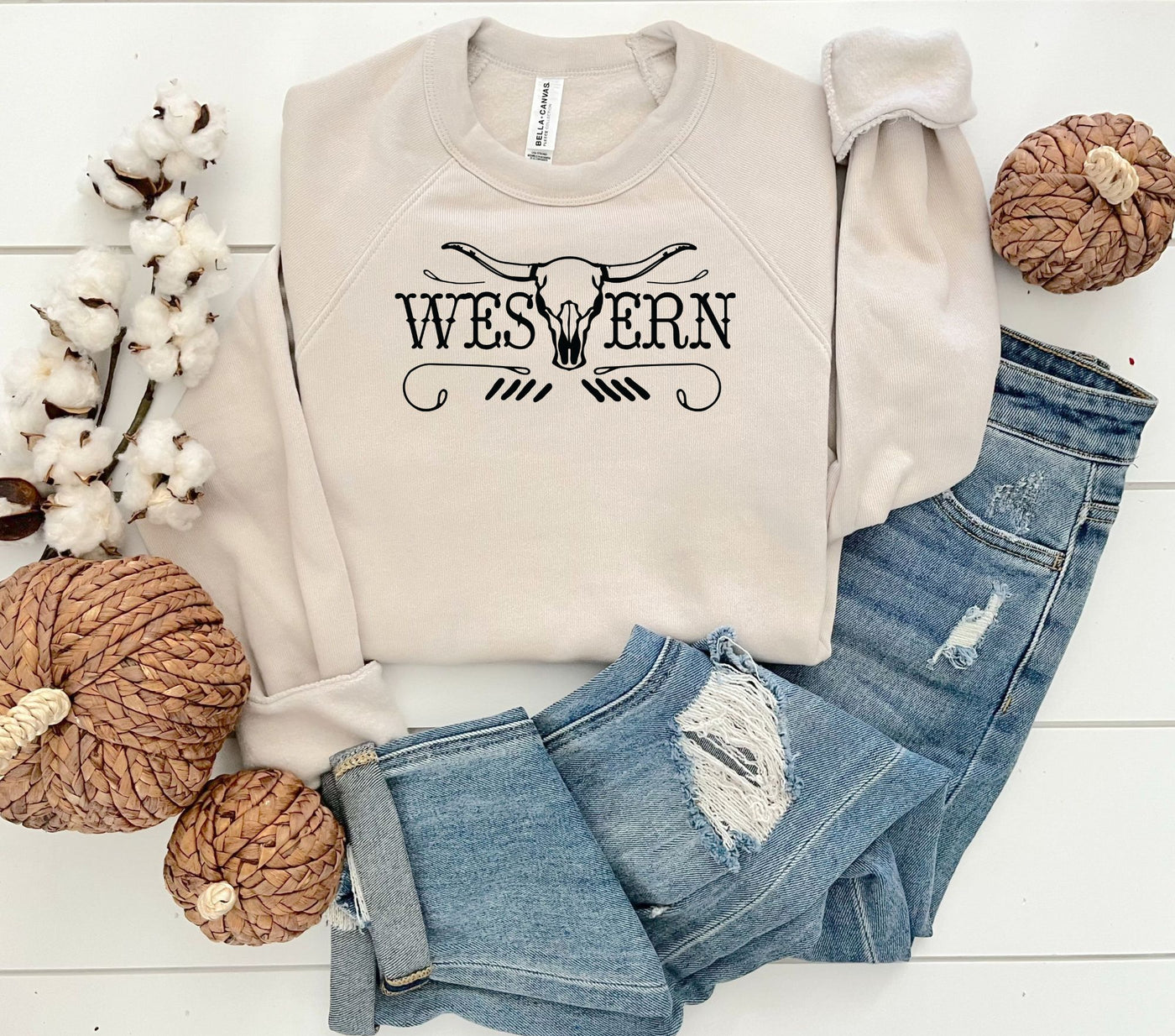 Western Crewneck Sweatshirt