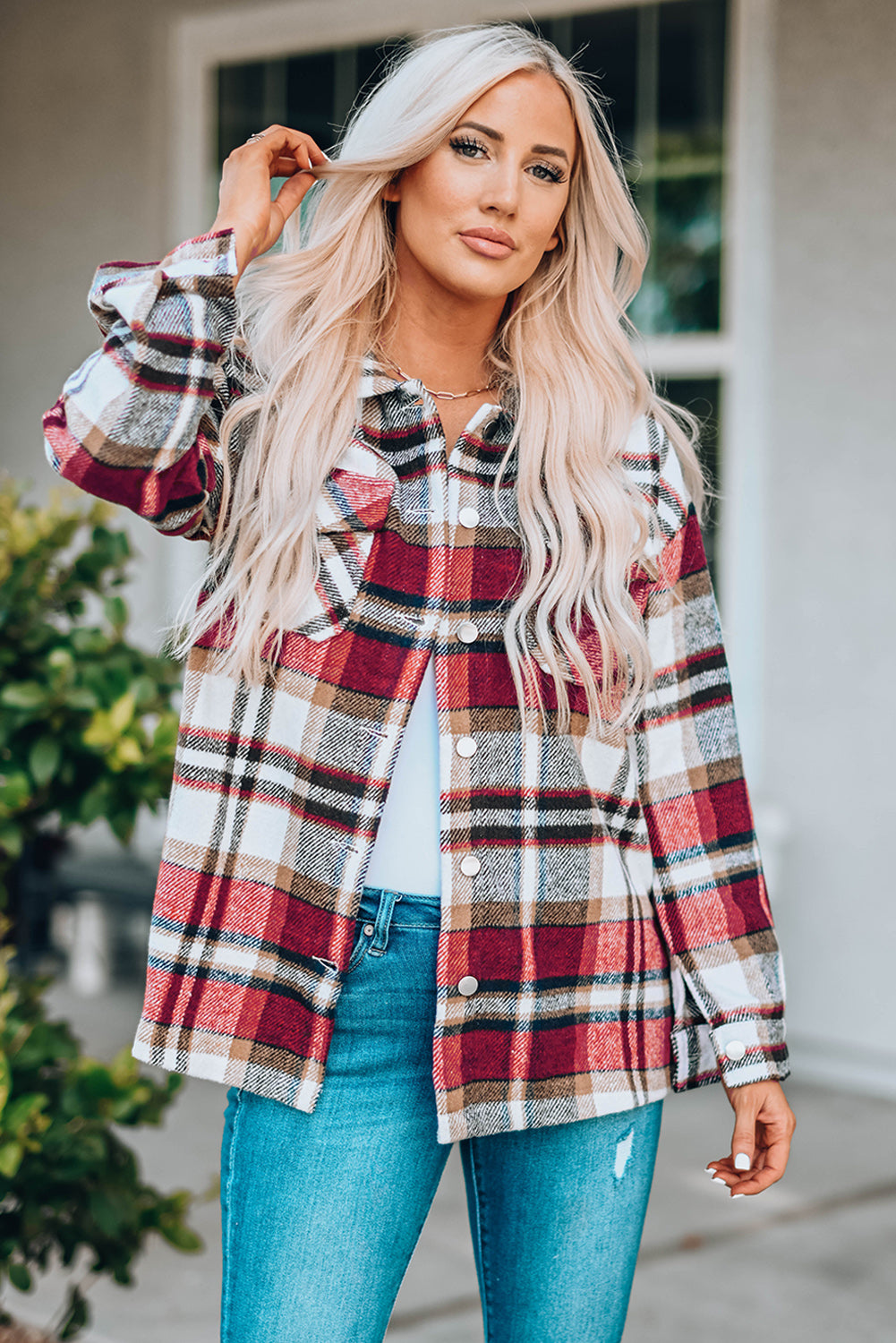 Plaid Long Sleeve Shirt