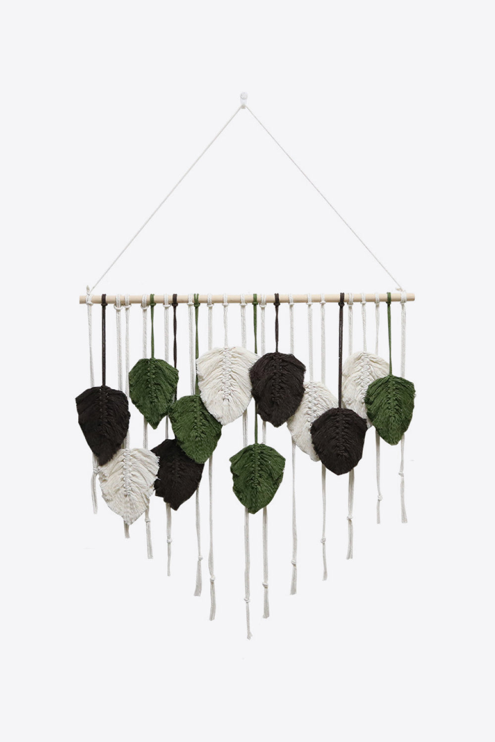 Hand-Woven Feather Wall Hanging