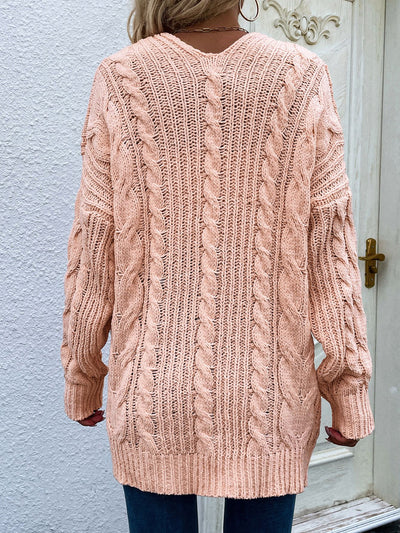 Cable-Knit Cardigan