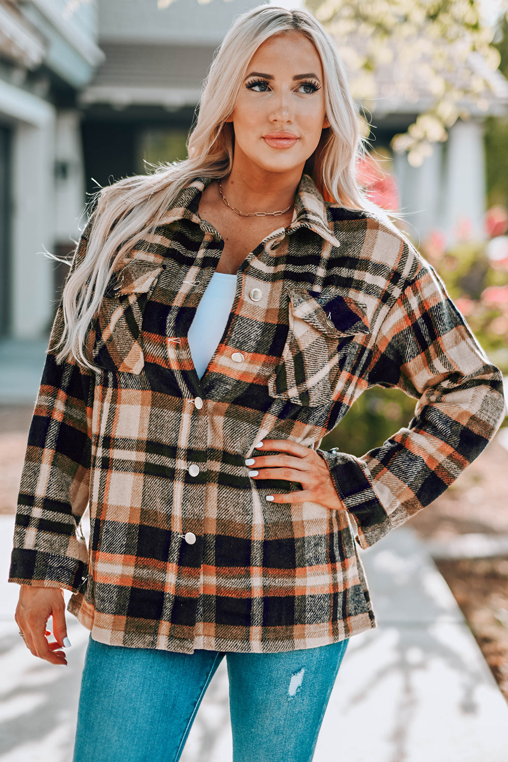 Plaid Long Sleeve Shirt