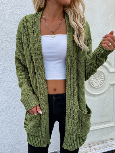 Cable-Knit Cardigan