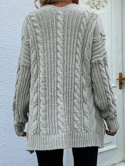 Cable-Knit Cardigan