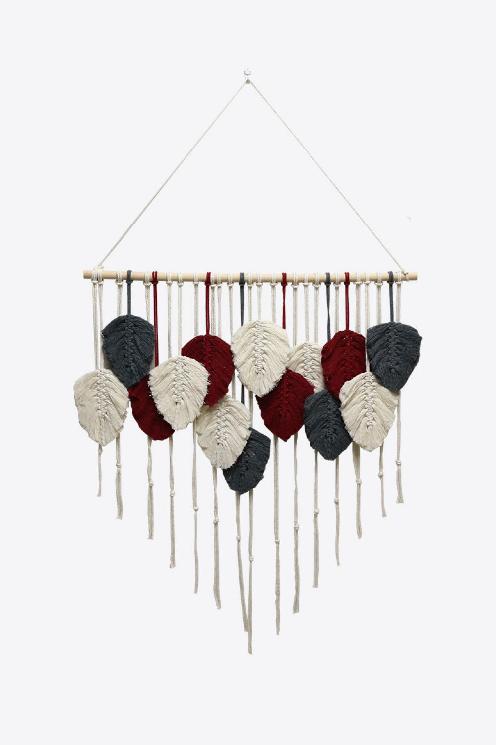 Hand-Woven Feather Wall Hanging